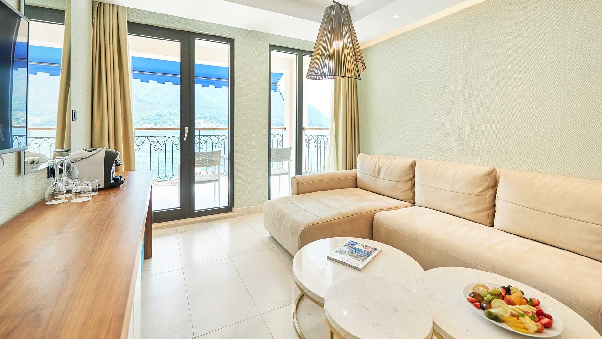 Perfect View from the Living Room of Huma Villa