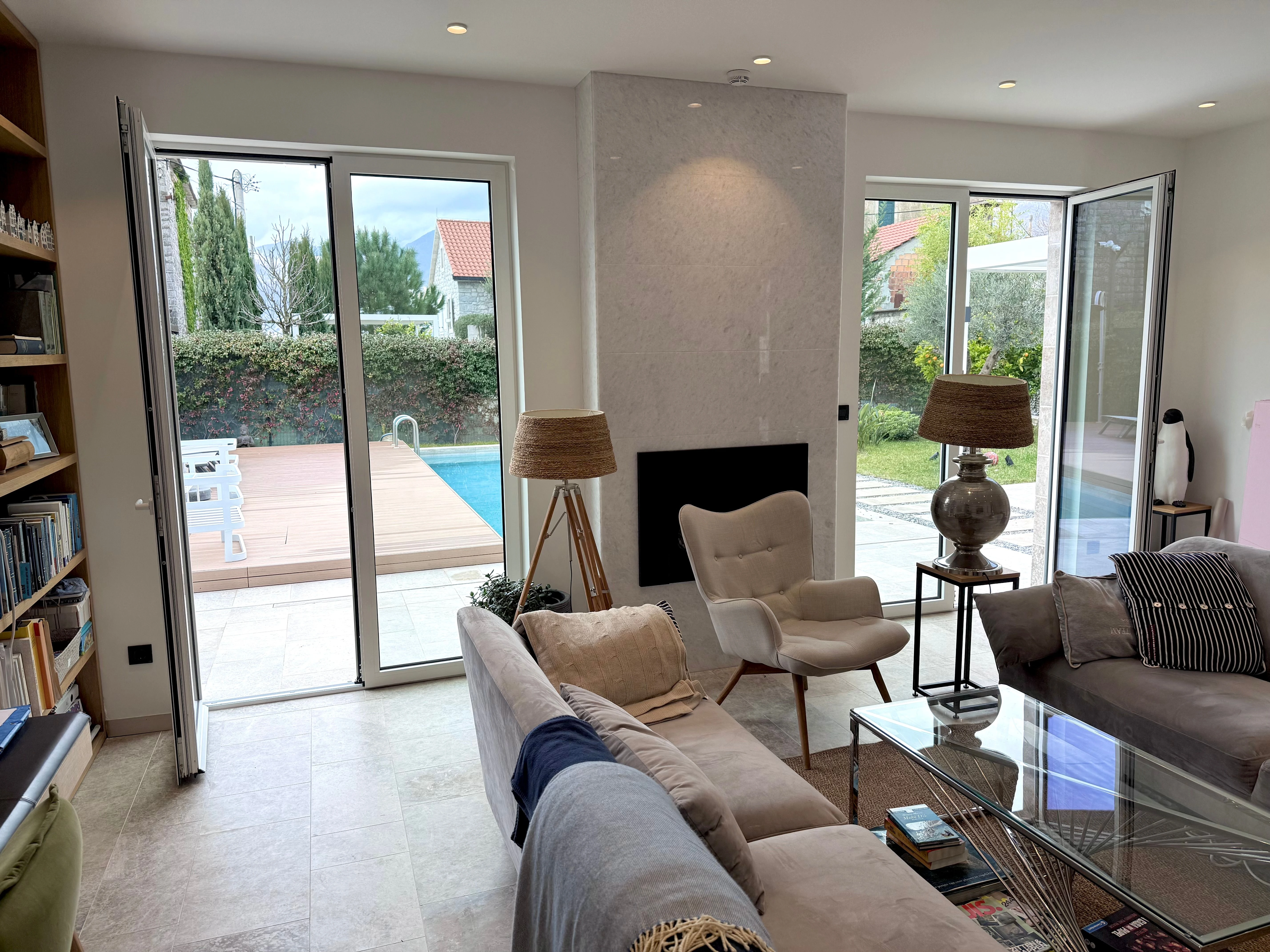Villa with Beautiful Interior and Exterior Design